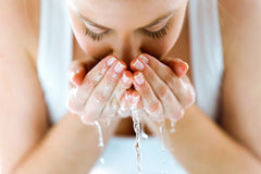 rinsing skin 