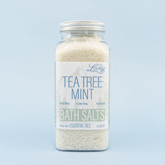 Bath Salts Tea Tree Mint Essential Oil 20 oz