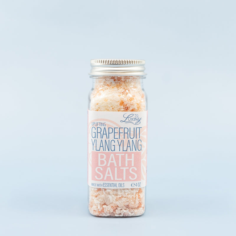 Bath Salts Grapefruit Ylang Ylang Essential Oil 4 oz