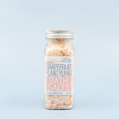 Bath Salts Grapefruit Ylang Ylang Essential Oil 4 oz