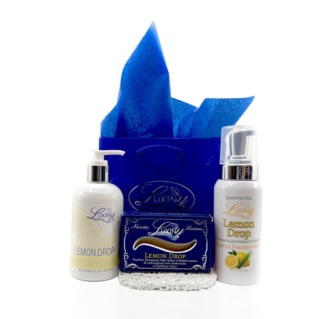 Soap and Lotion Gift Set - Lemon Drop | Luxiny