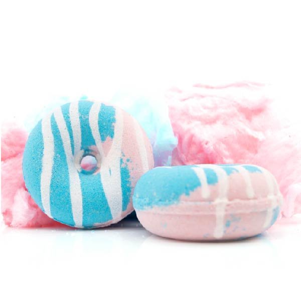 www.luxiny.com, luxiny, bath bomb donut, bath bomb doughnut, cotton candy bath bomb donut