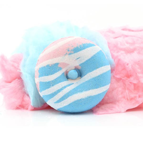 www.luxiny.com, luxiny, bath bomb donut, bath bomb doughnut, cotton candy bath bomb donut