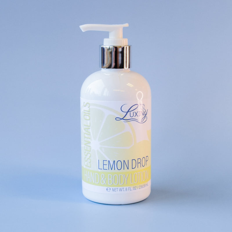 Lemon Drop Essential Oil Silky Hand and Body Lotion 8oz