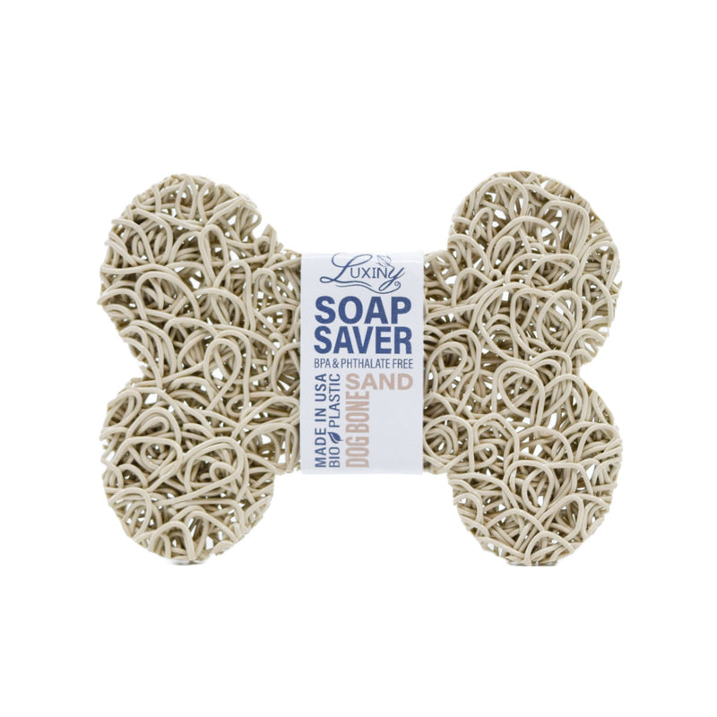 Soap Saver - Tan Dog Bone Soap Saver - Soap Rest