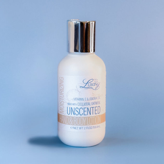 Silky Hand and Body Lotion | 2 oz | Unscented | Luxiny
