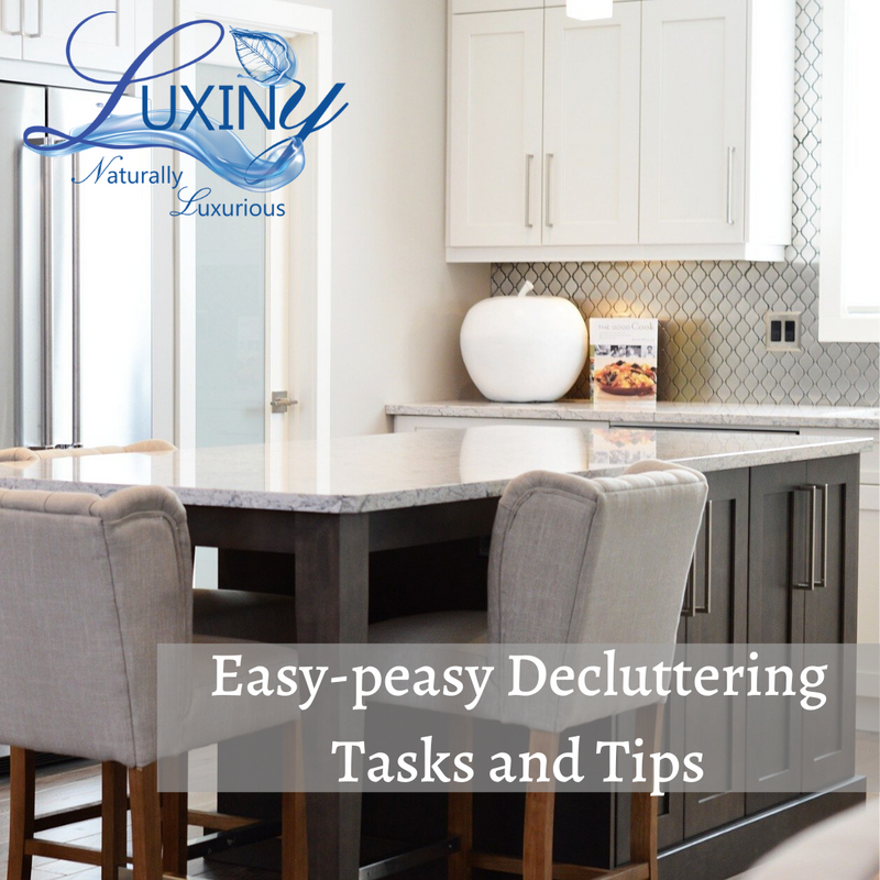 Easy-peasy Decluttering Tasks and Tips