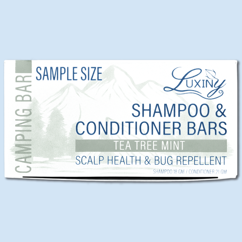 Tea Tree Mint Shampoo and Conditioner Bar Sample Set
