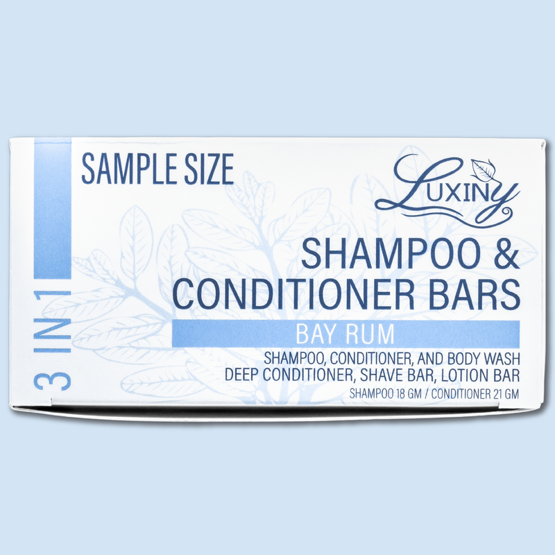 Bay Rum Shampoo and Conditioner Bar Sample Set
