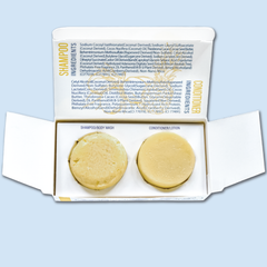 Pina Colada Shampoo and Conditioner Bar Sample Set