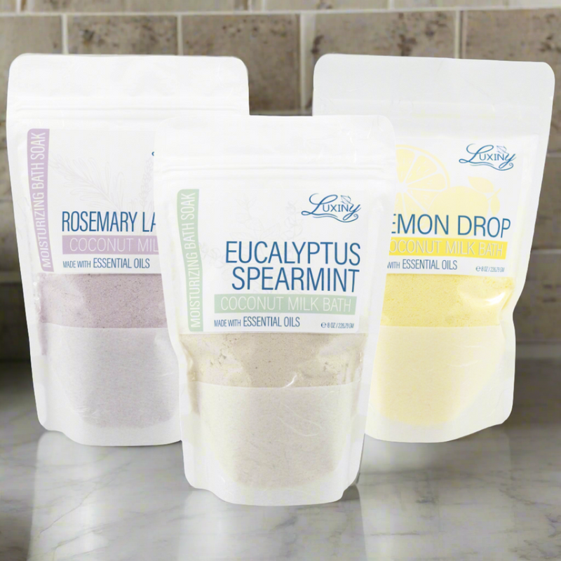 Coconut Milk Bath Three Pack - Essential Oil Set