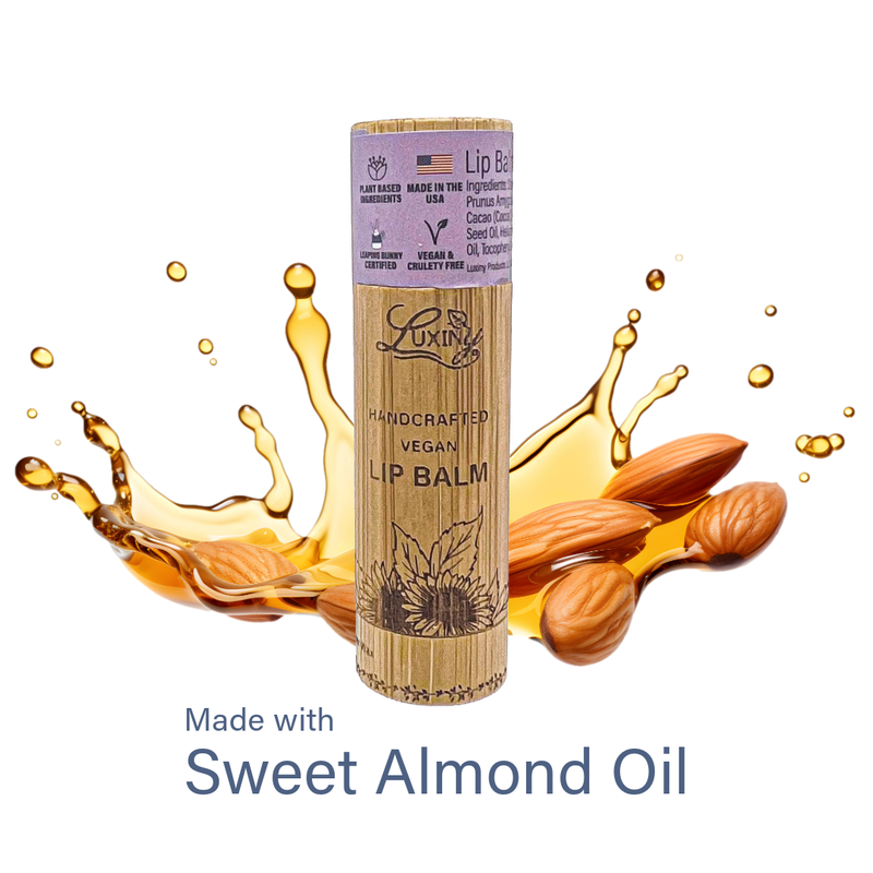 Black Raspberry Vanilla Vegan Lip Balm – Sustainable Bamboo Twist-Up Tube
