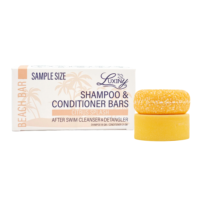 Citrus Splash Shampoo and Conditioner Bar Sample Set