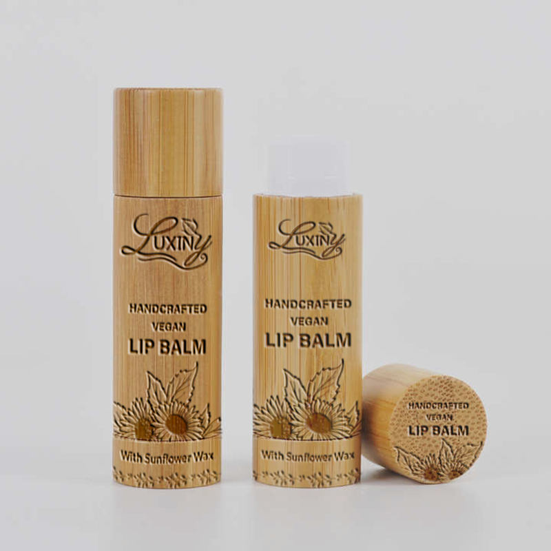 Vanilla Buttercream Vegan Lip Balm – Sustainable Bamboo Twist-Up Tube