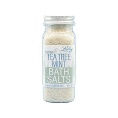 Bath Salts Tea Tree Mint Essential Oil 4 oz
