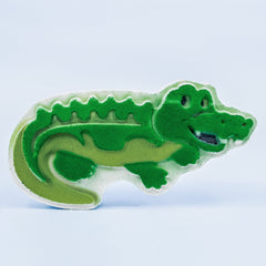 Hand Painted Bath Bomb - Alligator