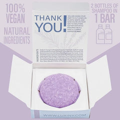 Handcrafted Rosemary Lavender Shampoo Bar, designed to add volume and promote healthy hair with natural ingredients