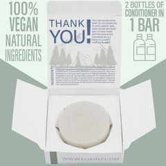 Tea Tree Mint Conditioner Bar, infused with tea tree oil and mint for a refreshing and soothing hair care experience