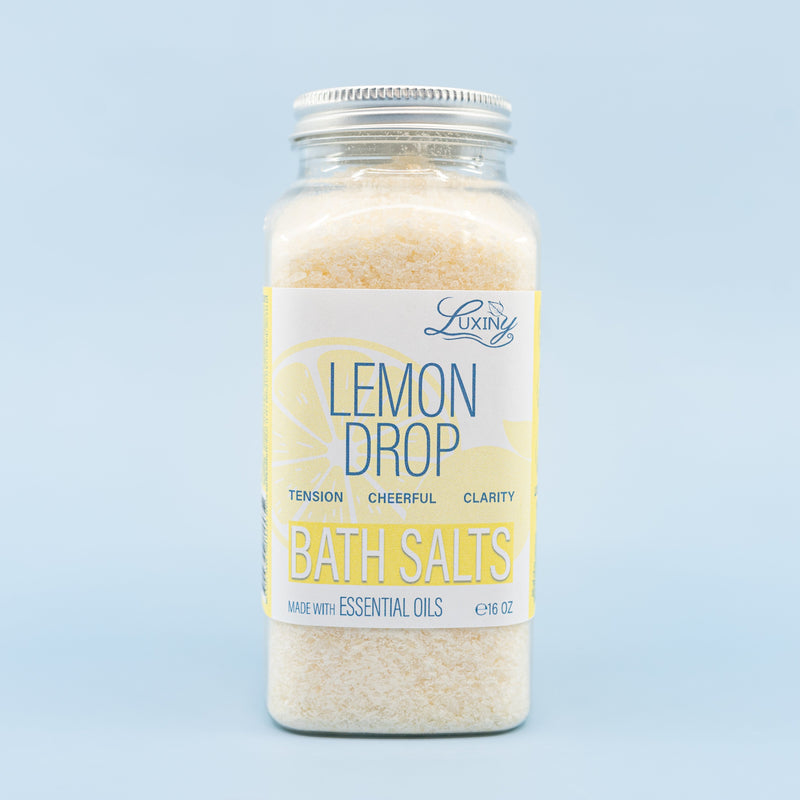Bath Salts Lemon Drop Essential Oil 20 oz