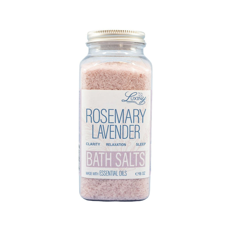 Bath Salts Rosemary Lavender Essential Oil Large