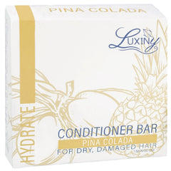 Pina Colada Moisturizing Conditioner Bar, designed to hydrate and soften hair with a tropical coconut fragrance