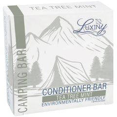 Handcrafted Tea Tree Mint Conditioner Bar, enriched with tea tree oil and mint to hydrate and refresh hair and scalp