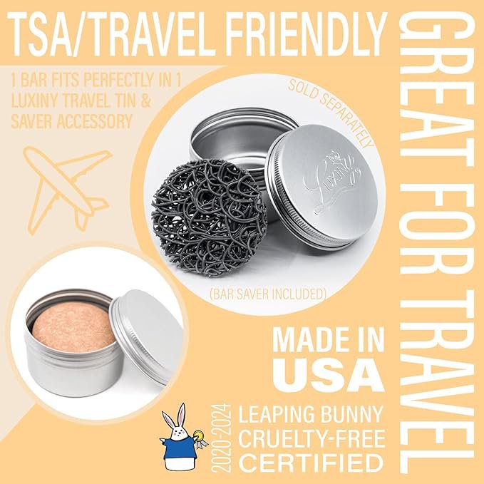 Travel-friendly Citrus Splash Detangling Shampoo and Conditioner Bar, compact and perfect for smooth, tangle-free hair on-the-go