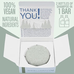 Tea Tree Mint Shampoo Bar, vegan and sulfate-free hair care bar for healthy hair