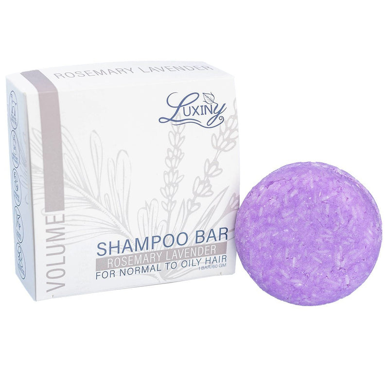 Rosemary Lavender Shampoo Bar, volumizing formula for fuller, thicker hair with a soothing lavender scent