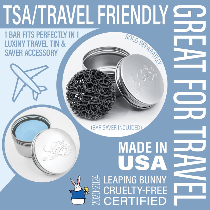 Travel-friendly Bay Rum Conditioner Bar, compact and perfect for conditioning hair while offering a masculine cologne scent on-the-go