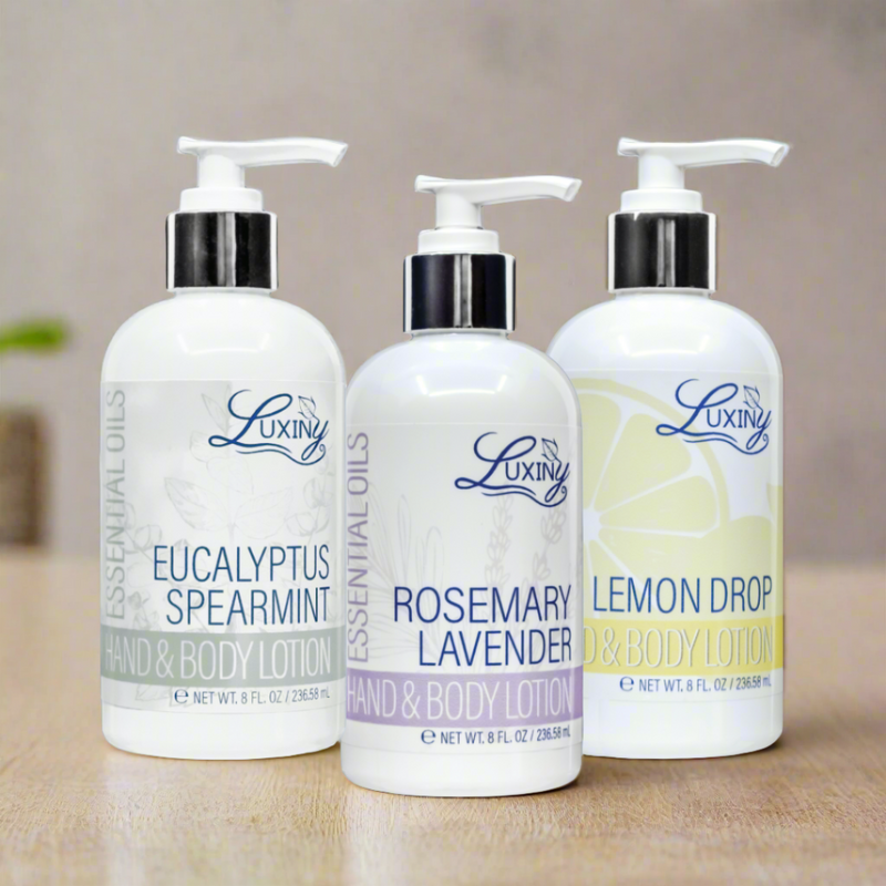 Luxiny Silky Hand & Body Lotion - Essential Oil Three-Pack