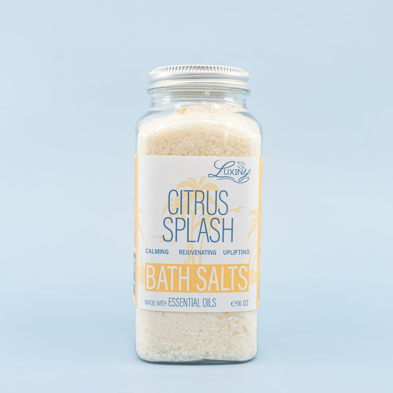 Bath Salts Citrus Splash Essential Oil 16 oz
