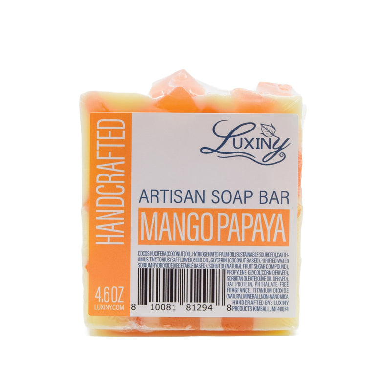 Mango Papaya Glycerin Soap Bar