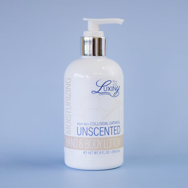 Silky Hand and Body Lotion | 8 oz | Unscented | Luxiny
