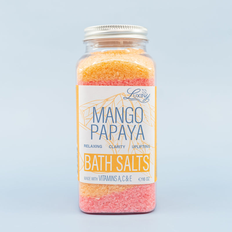 Bath Salts Mango Papaya 16 oz
