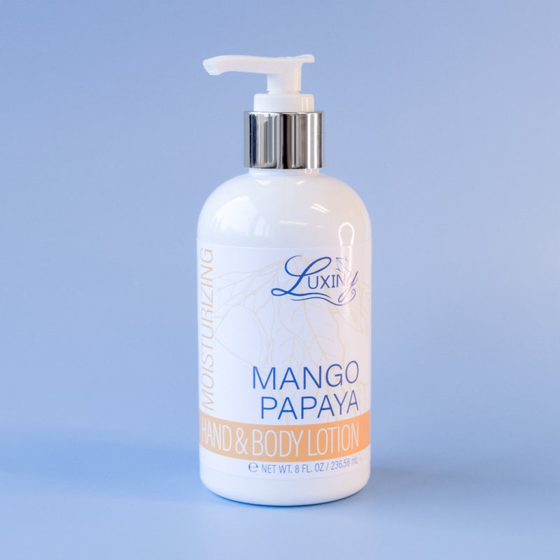 Mango Papaya Silky Hand and Body Lotion 8 oz