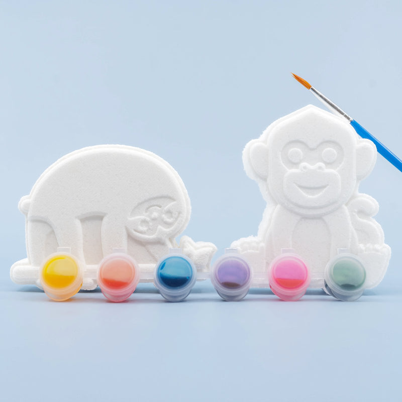 Paint Your Own Bath Bombs - Sloth and Monkey