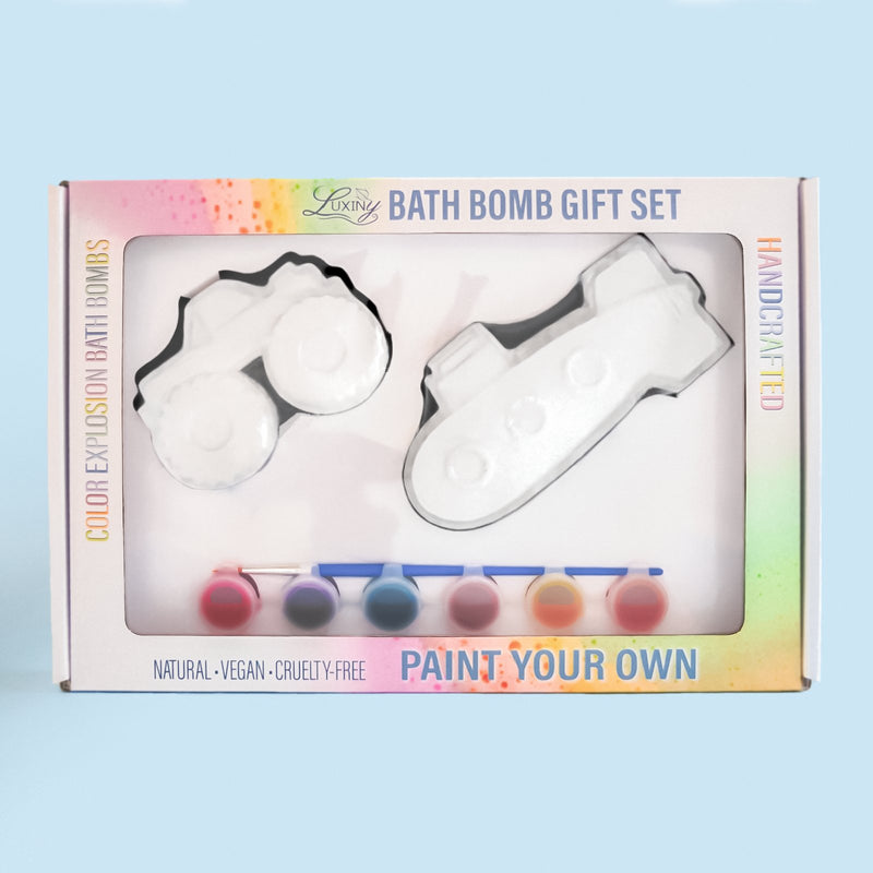 Paint Your Own Bath Bombs- Truck and Submarine