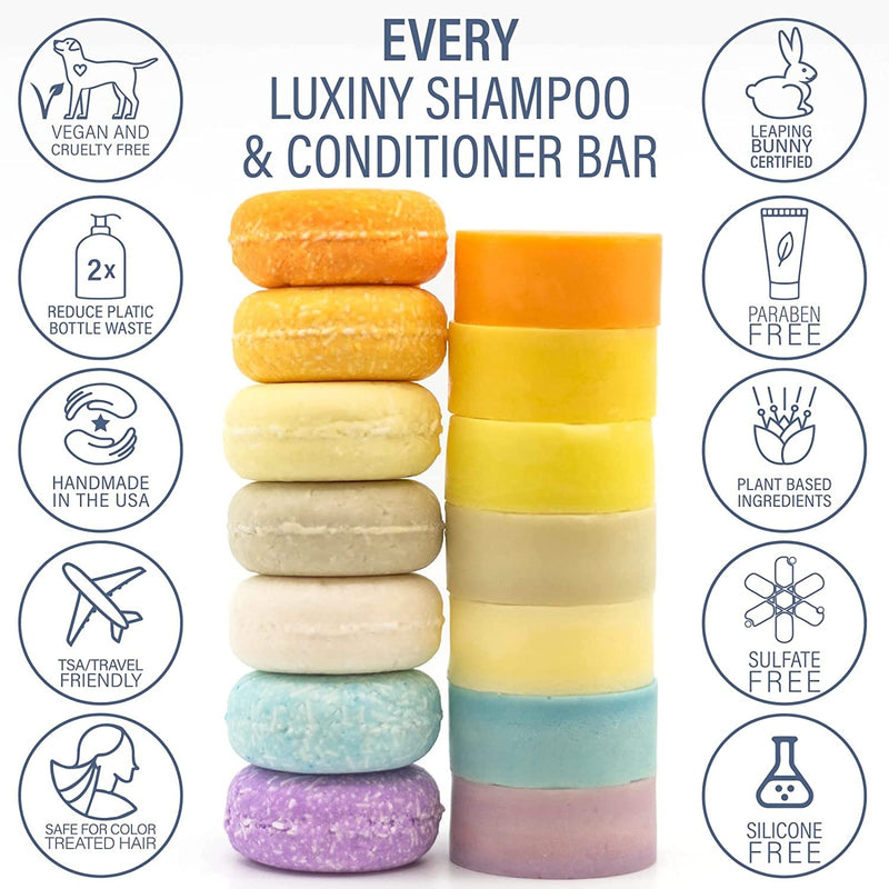Stregthening Shampoo Bar and Conditioner Bar Set - Unscented