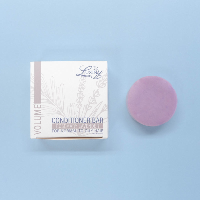 Volumizing Shampoo Bar and Conditioner Bar Set - Rosemary Lavender