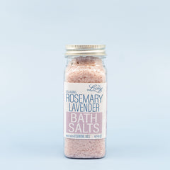 Bath Salts Rosemary Lavender Essential Oil 4 oz